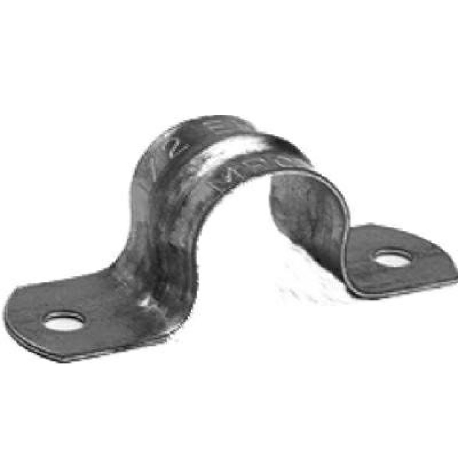 Electrical *  | Electrical Metallic Tubing Strap, Steel, 2-Hole, 2-In., 2-Pk. Fire Sale Halex