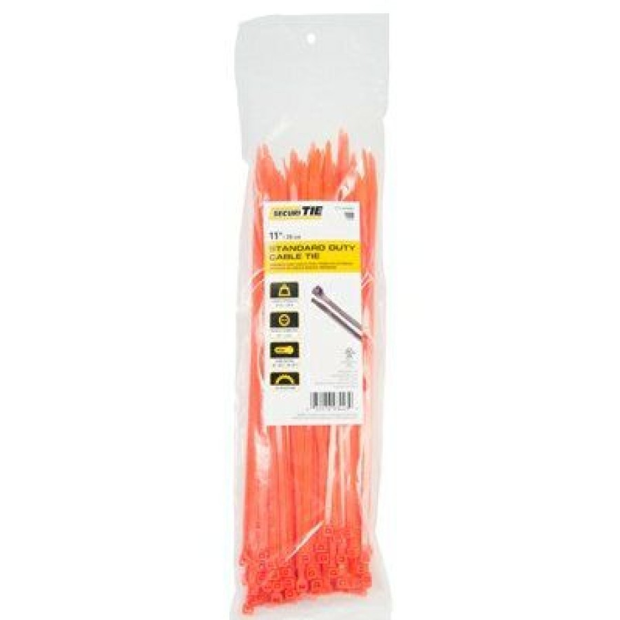 Electrical *  | Standard Duty Cable Tie, Orange, 11-In., 100-Pk. New Gardner Bender