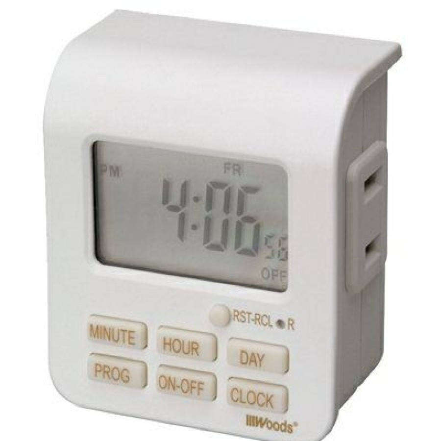 Electrical *  | Woods At Discount Prices 7-Day Digital Timer