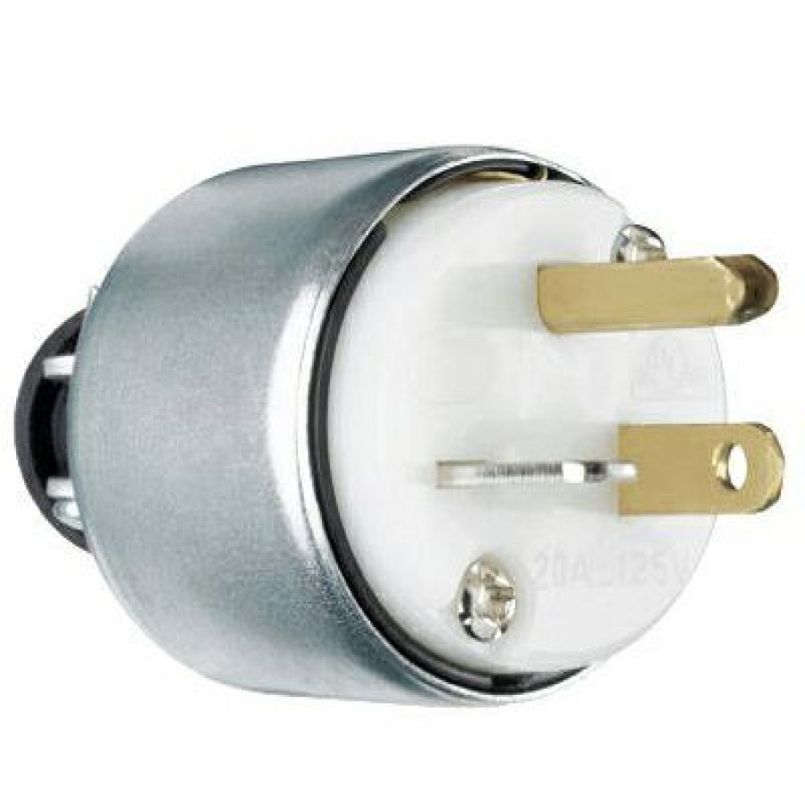 Electrical *  | Legrand Pass & Seymour High Quality 20A White Armored Plug