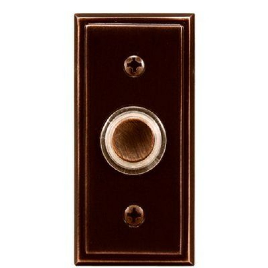 Electrical *  | With Discount Wired Doorbell Push Button, Led Light, Bronze