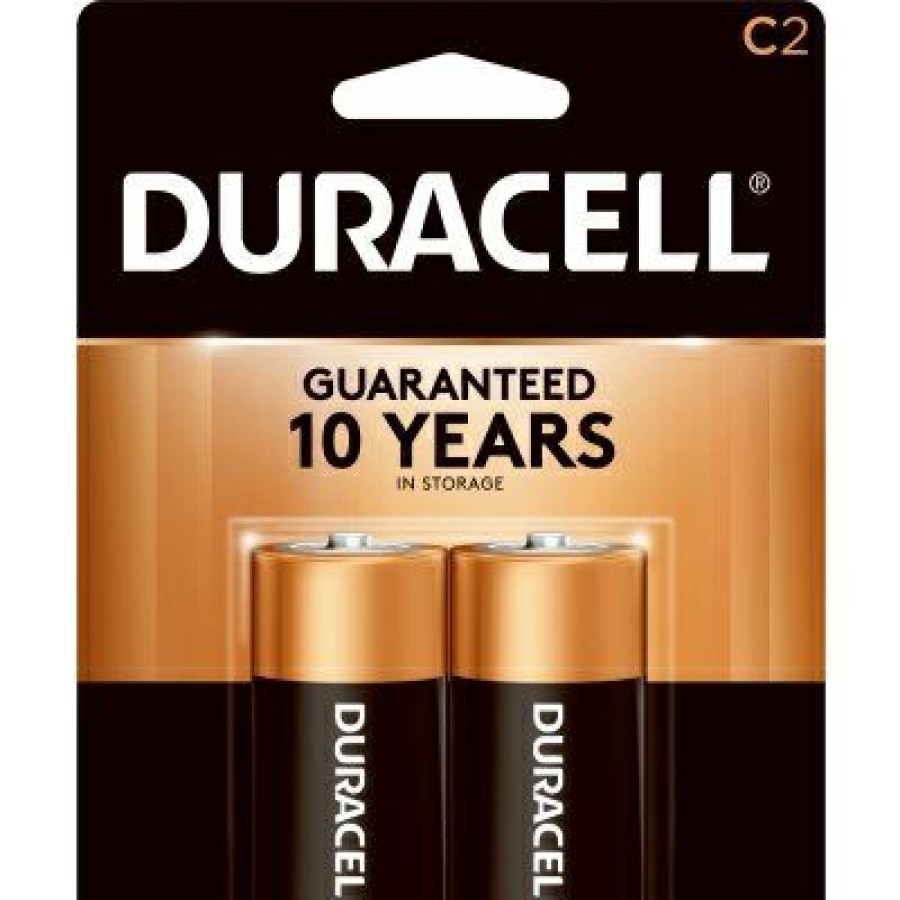 Electrical *  | Alkaline Batteries, C, 2-Pk. Delicate Design Duracell