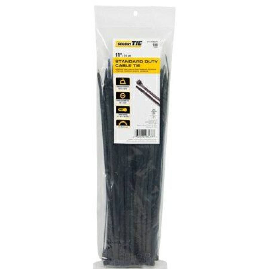 Electrical *  | Standard Duty Cable Tie, Uv Black, 11-In., 100-Pk. Exactly Discount Gardner Bender