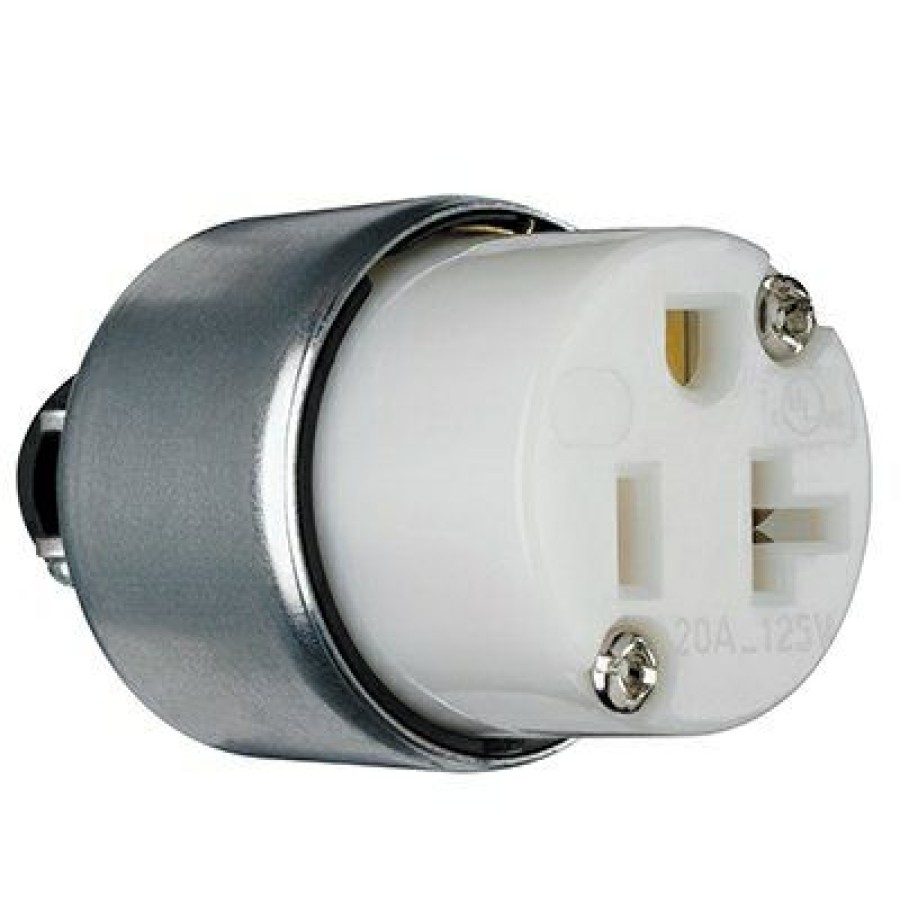 Electrical *  | Legrand Pass & Seymour The Varied Pattern 20A White Armored Connector