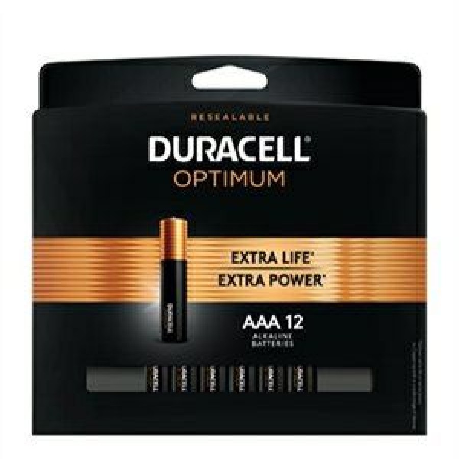 Electrical *  | Duracell For Sale Optimum Alkaline Batteries, Aaa, 12-Pk.