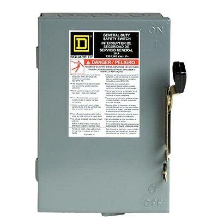 Electrical *  | Square D On Sale 30-Amp General-Duty Safety Switch