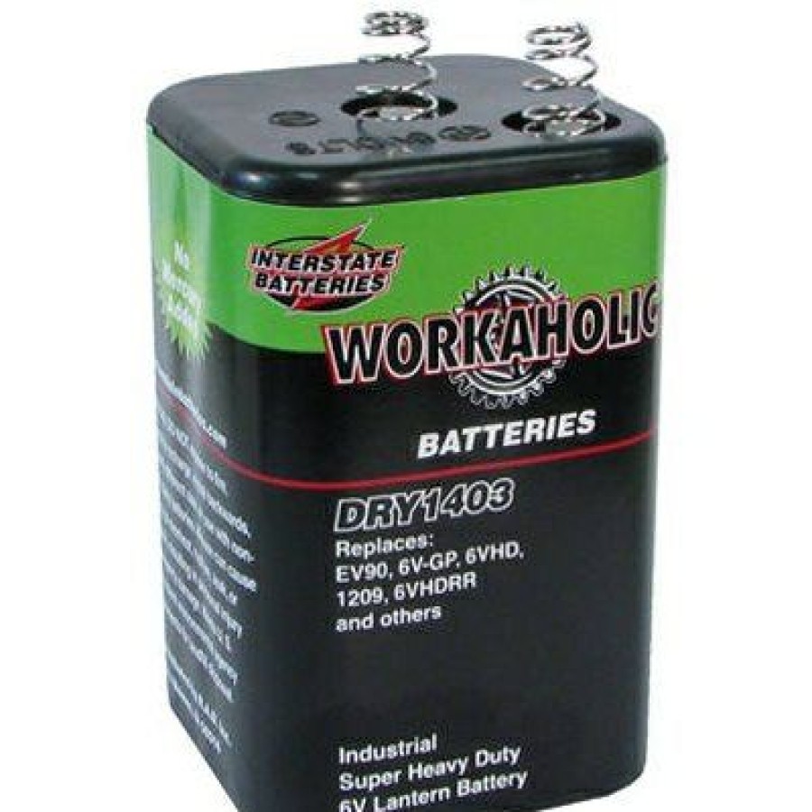 Electrical *  | Heavy Duty Lantern Battery, Spring Top, 6-Volt Best Price Guaranteed Interstate