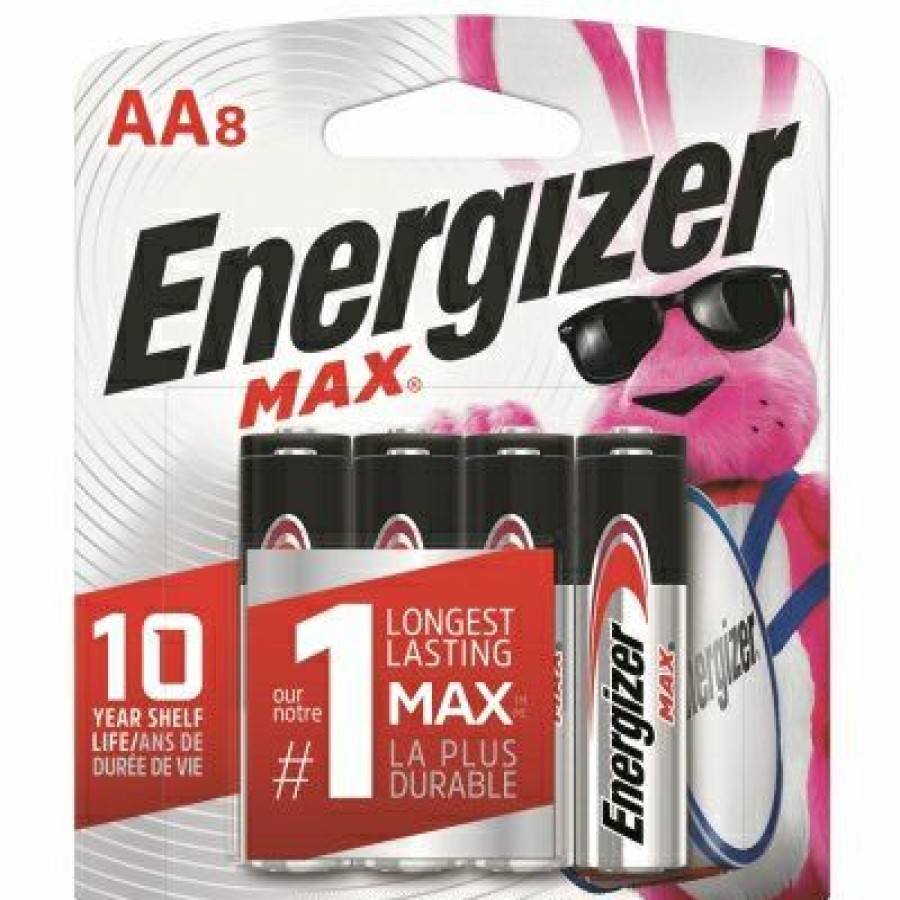 Electrical *  | Max Aa (Double A) Alkaline Batteries, 8 Pack High Quality Energizer