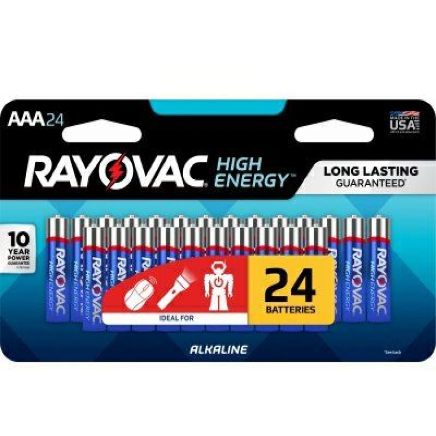 Electrical *  | High Energy Aaa (Triple A) Alkaline Batteries, 24 Pack Delicate Design Rayovac