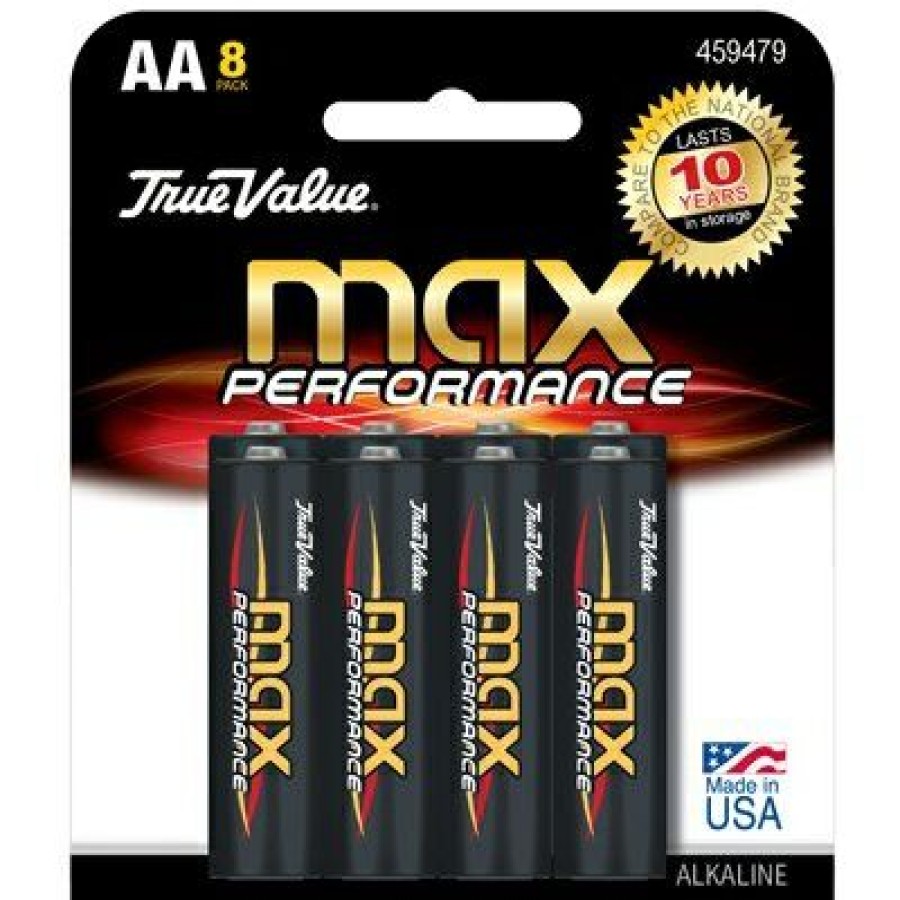 Electrical *  | Aa Alkaline Batteries, 8-Pk. High Quality True Value