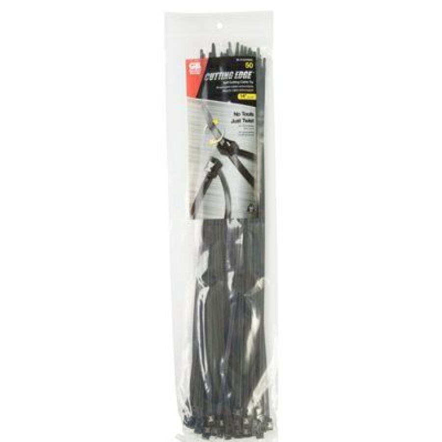 Electrical *  | Self-Cutting Cable Ties, Black, 14-In., 50-Pk. Sales Gardner Bender