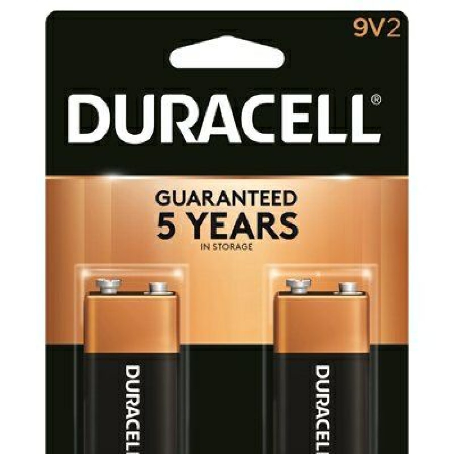 Electrical *  | Alkaline Batteries, 9V, 2-Pk. Simple Drawing Duracell