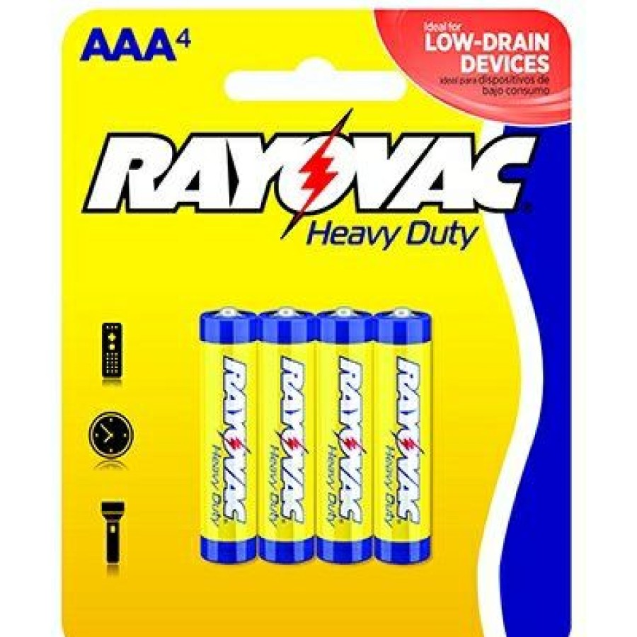 Electrical *  | Rayovac At Lower Price Aaa (Triple A) Zinc Carbon Batteries, 4-Pack