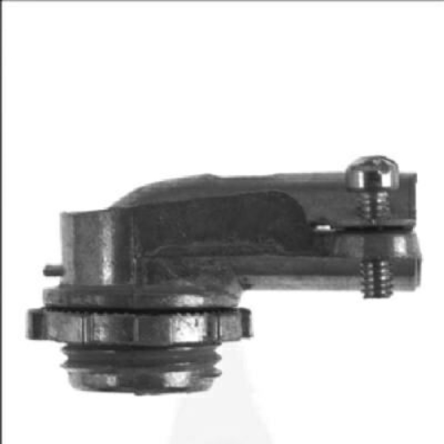 Electrical *  | Conduit Fitting, Flexible Clamp Connector, 90-Degree, 1/2-In. New Arrivals Halex