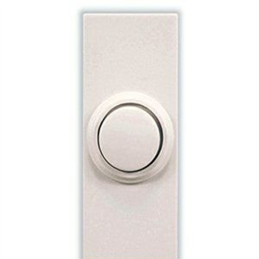 Electrical *  | Push Button Doorbell, Wireless, Surface Mount, White, 150-Ft. Range Sale Heathco