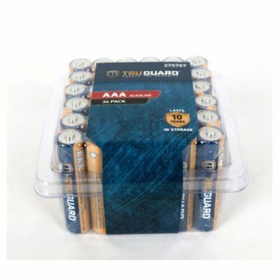 Electrical *  | Truguard The Varied Pattern Aaa Alkaline Batteries, 36-Pk.