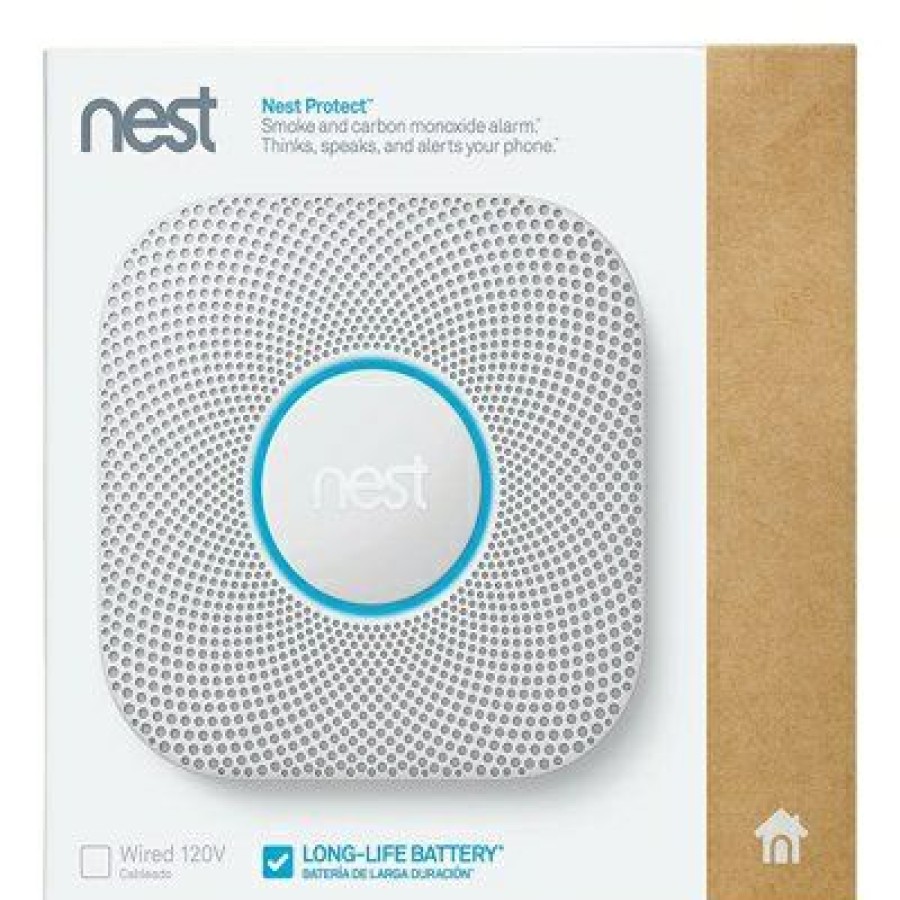 Electrical *  | Google Top Selling Nest Protect Smart Smoke + Co Alarm, Long-Life Battery, White, 3-Pk.