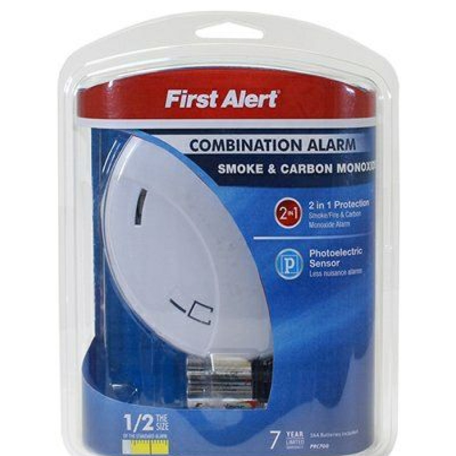 Electrical *  | First Alert Delicate Design Photoelectric Smoke & Carbon Monoxide Detector, Battery Operated