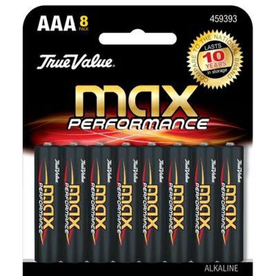 Electrical *  | Aaa Alkaline Batteries, 8-Pk. Excellent True Value