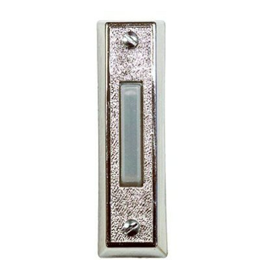 Electrical *  | Bargain Sale Wired Doorbell Push Button, Led Light, Silver