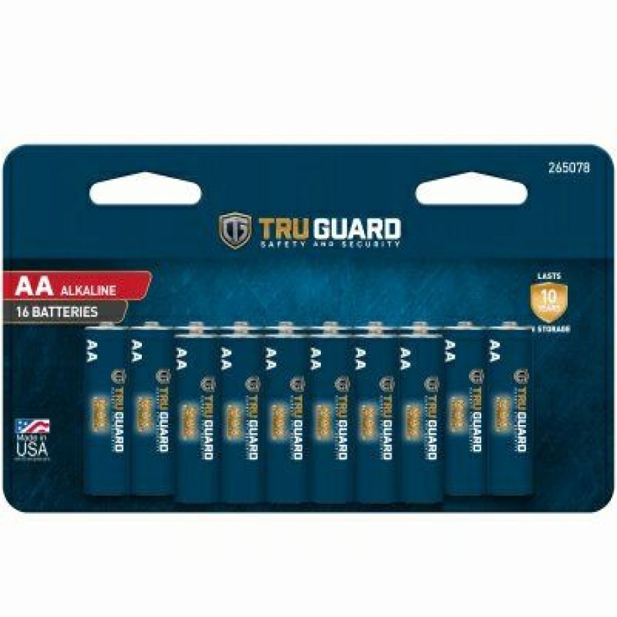 Electrical *  | Truguard Opening Sales Alkaline Batteries, Aa, 16-Pk.