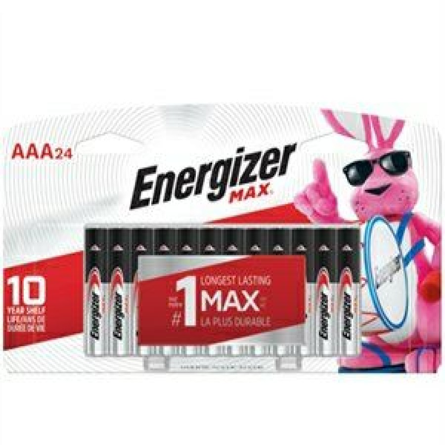 Electrical *  | Energizer Discount Max Aaa (Triple A) Alkaline Batteries, 24 Pack