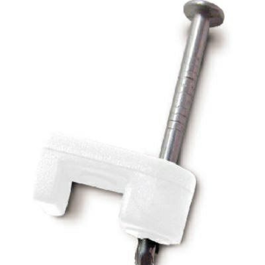 Electrical *  | Gardner Bender The Varied Pattern 3/16-In. Low-Volt Staples, White, 25-Pk.