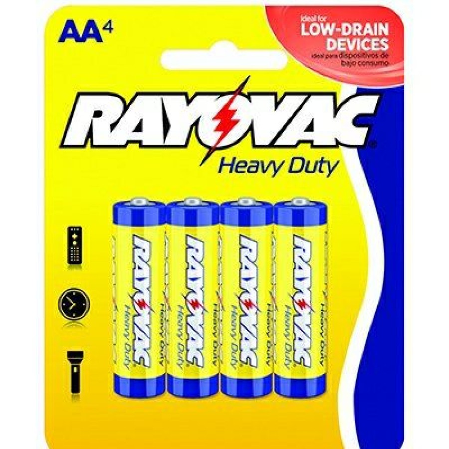 Electrical *  | Rayovac Bargain Sale Aa Zinc Carbon Batteries, 4-Pack