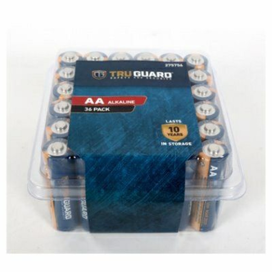 Electrical *  | Truguard Fantastic Model Aa Alkaline Batteries, 36-Pk.