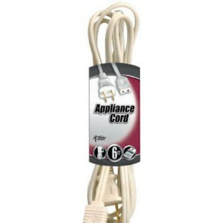 Electrical *  | Southwire Competitive Price Appliance Cord, 18/2 Spt-2, White, 6-Ft.