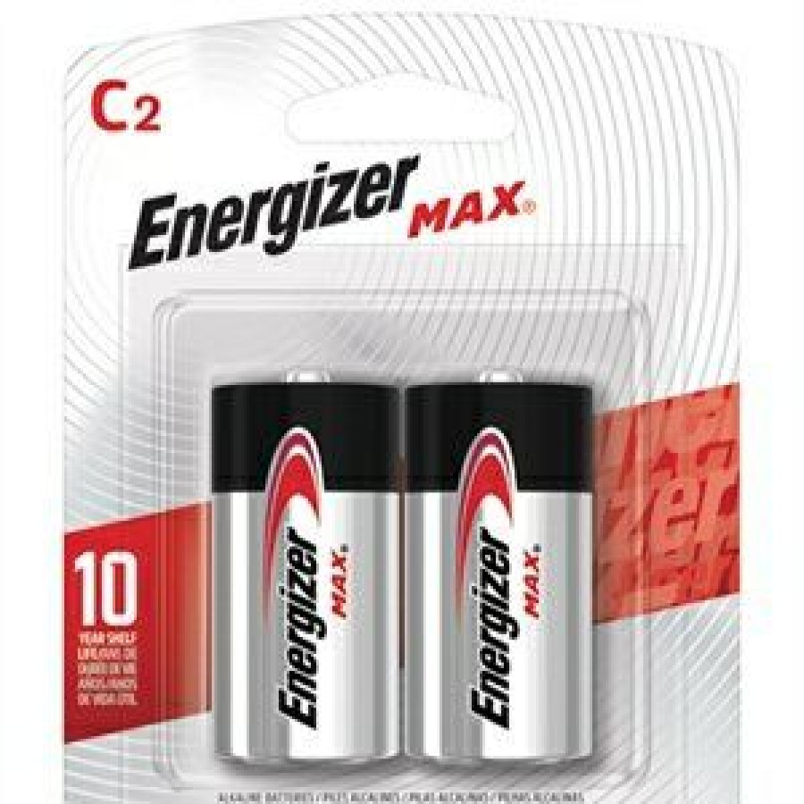 Electrical *  | Max C Cell Alkaline Batteries, 2 Pack On Discount Energizer