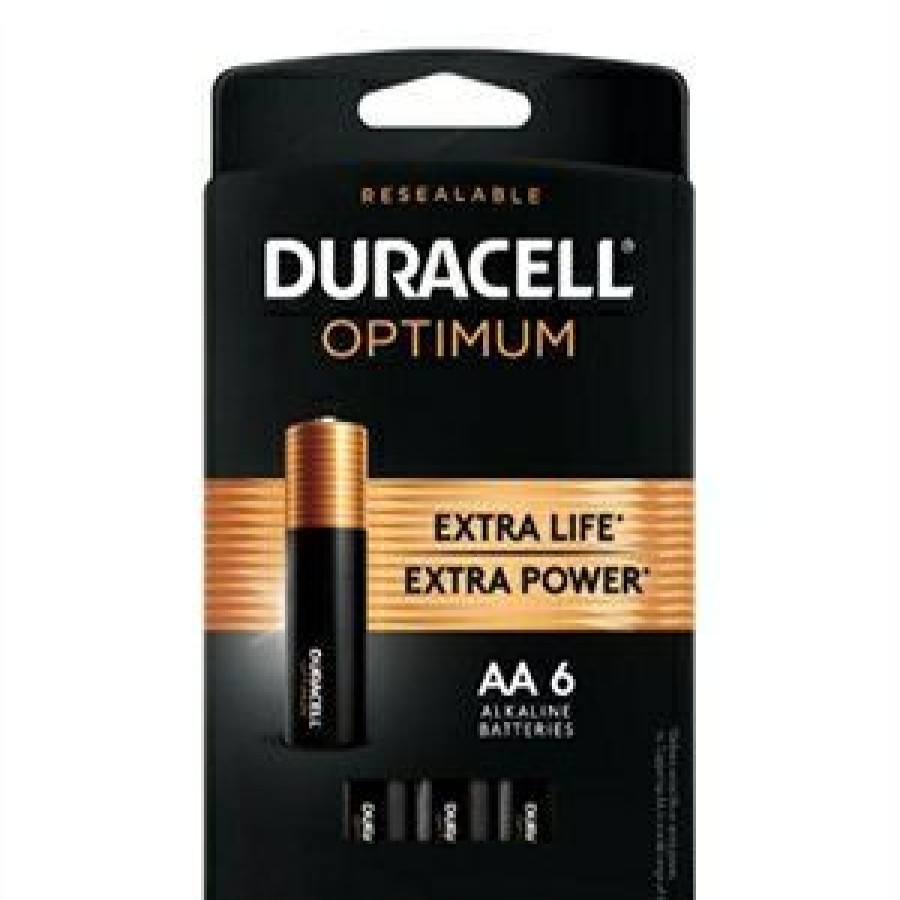 Electrical *  | Duracell Quality Guarantee Optimum Alkaline Batteries, Aa, 6-Pk.