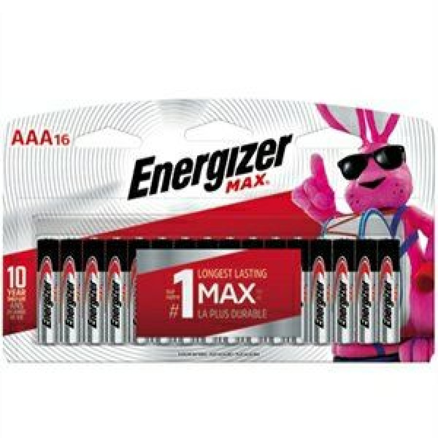 Electrical *  | Max Aaa (Triple A) Alkaline Batteries, 16 Pack Special Design Energizer