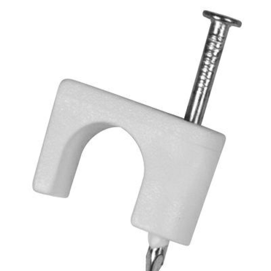 Electrical *  | Gardner Bender The Varied Pattern Coaxial Cable Staple, White, 1/4-In., 25-Pk.