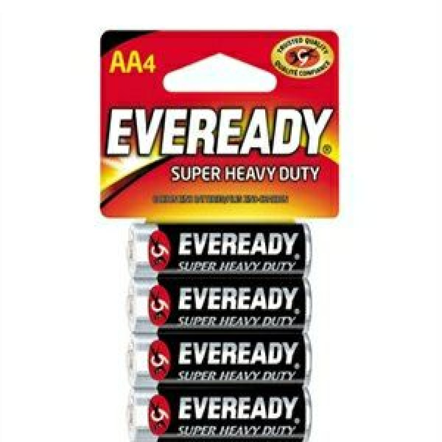 Electrical *  | Super Heavy Duty Aa (Double A) Battery, 4 Count Typical Style Eveready