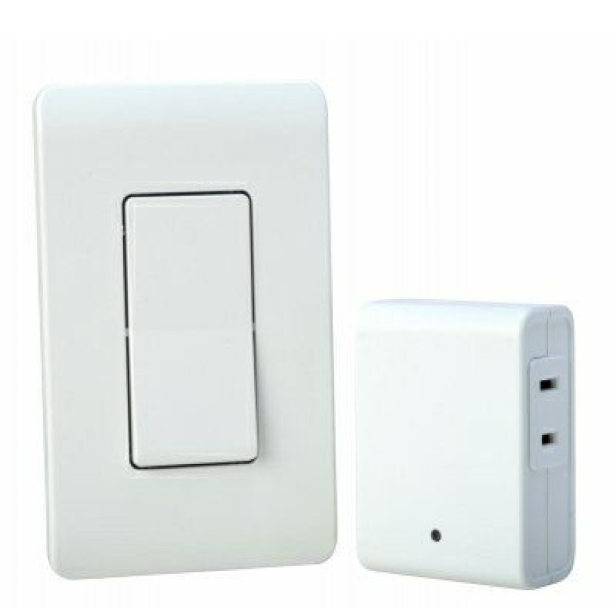 Electrical *  | Southwire The Varied Pattern Wireless Wall Switch Remote, White