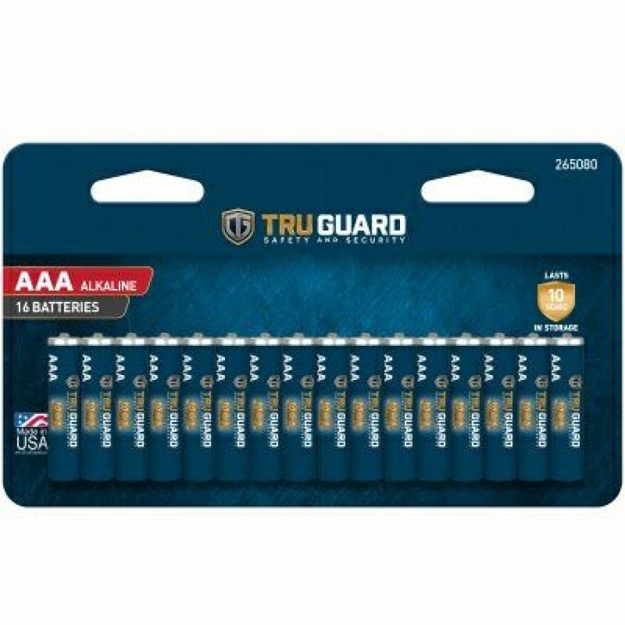 Electrical *  | Truguard Quality Guarantee Alkaline Batteries, Aaa, 16-Pk.