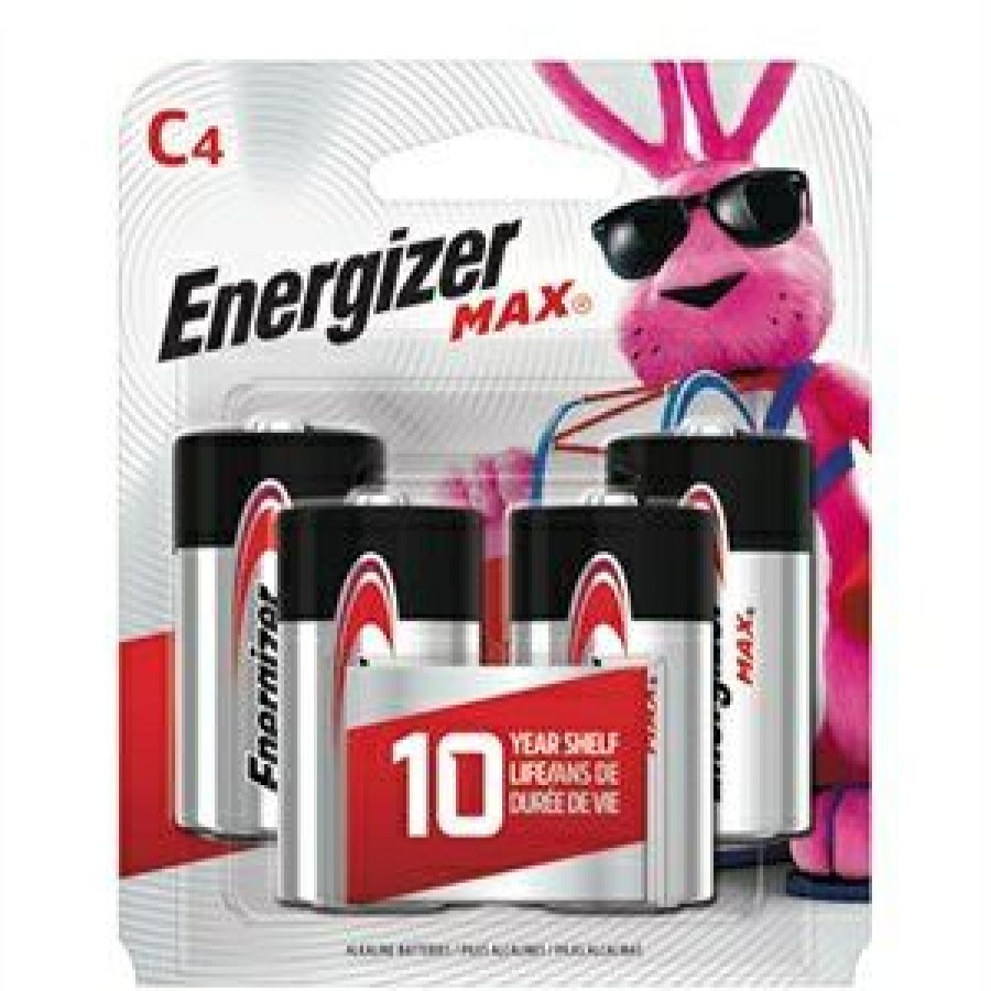 Electrical *  | Max C Cell Alkaline Batteries, 4 Pack Typical Style Energizer