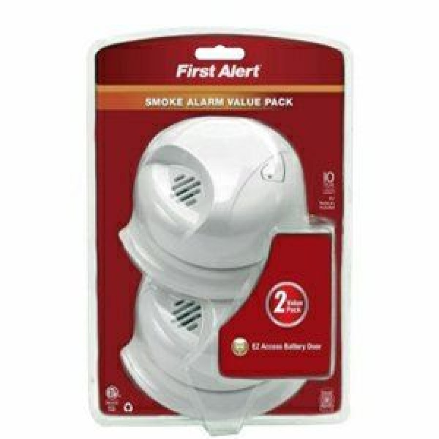 Electrical *  | First Alert Discount Fire & Smoke Alarm, Battery-Operated, 2-Pk.