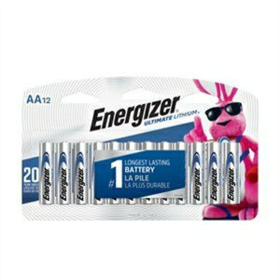 Electrical *  | Energizer Discount Ultimate Lithium Aa (Double A) Batteries, 12 Pack