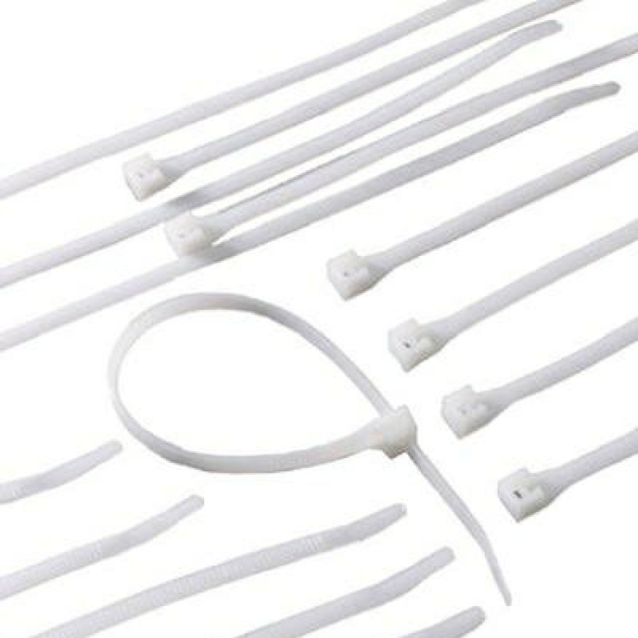 Electrical *  | Gardner Bender Offering Discounts Cable Tie, Nylon, White, 14-In., 100-Pk.