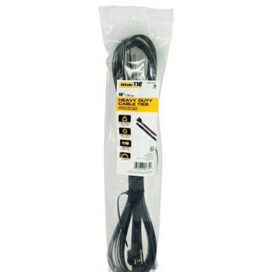 Electrical *  | Extra Heavy Duty Cable Tie, Uv Black, 48-In., 10-Pk. Special Design Gardner Bender