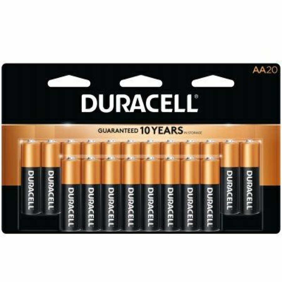 Electrical *  | Duracell High Quality Duralock Batteries, Aa, 20-Pk.