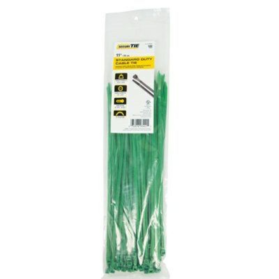 Electrical *  | Standard Duty Cable Tie, Green, 11-In., 100-Pk. On Discount Gardner Bender