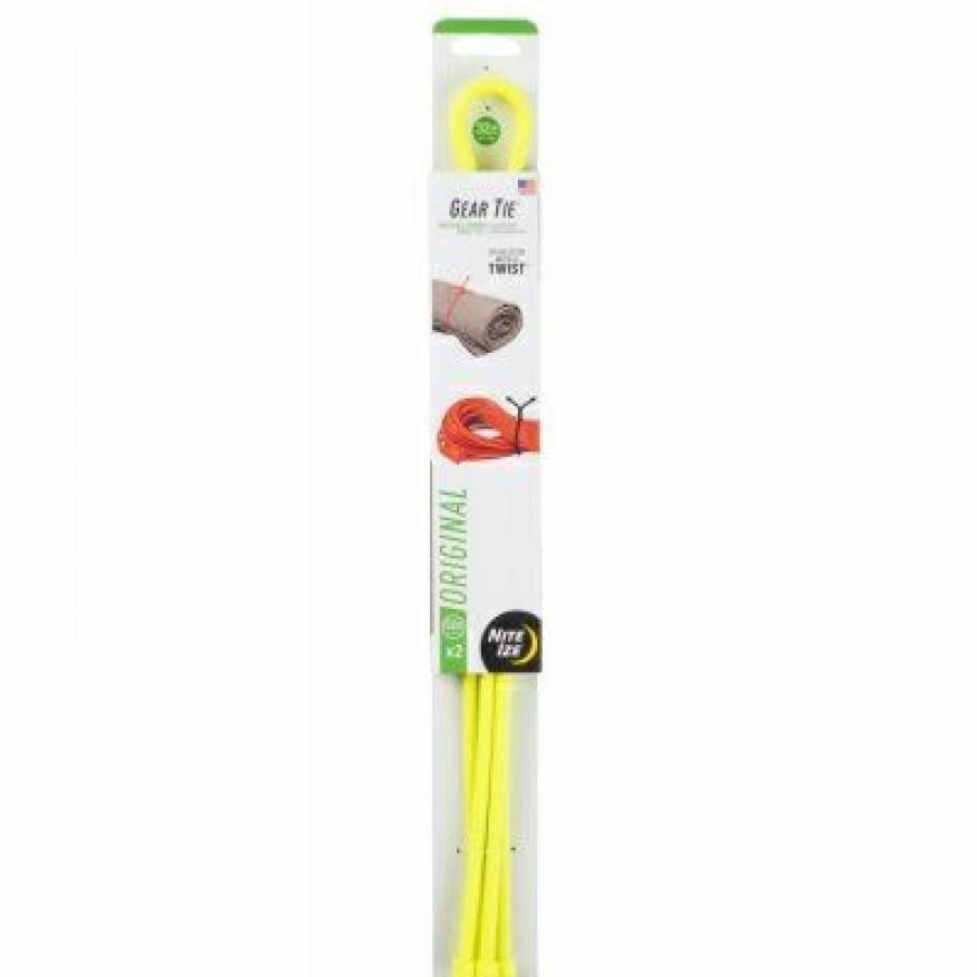 Electrical *  | Nite Ize Exactly Discount Gear Tie Reusable Rubber Twist Tie, Neon Yellow, 32-In., 2-Pk.