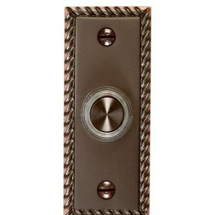 Electrical *  | Carlon High Quality Led Door Chime Button, Oil-Rubbed Bronze