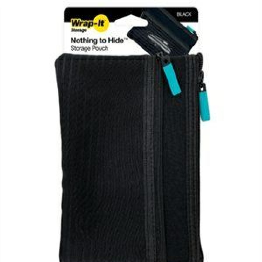 Electrical *  | Wrap-It Opening Sales Mobile Storage Pouch, Black Mesh