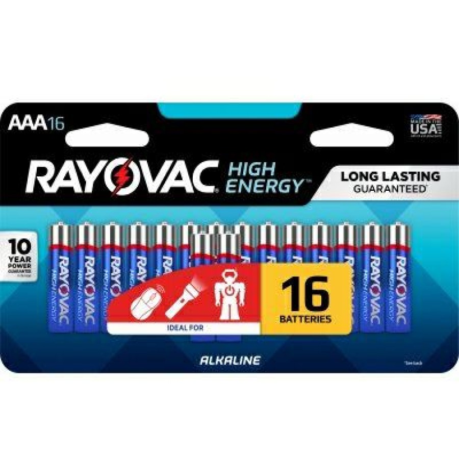 Electrical *  | Rayovac At Lower Price High Energy Aaa (Triple A) Alkaline Batteries, 16 Pack