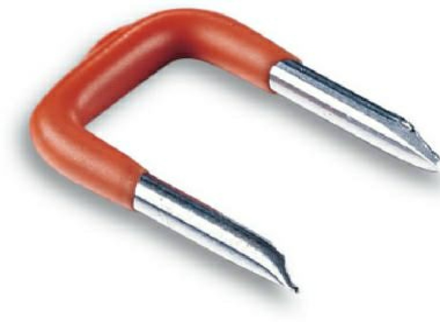 Electrical *  | 100% Guarantee Insulated Safety Staples, Orange, 1 X .5-In., 100-Ct.