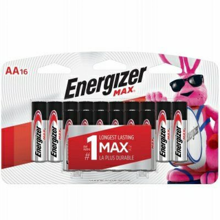 Electrical *  | Max Aa (Double A) Alkaline Batteries, 16 Pack Special Design Energizer